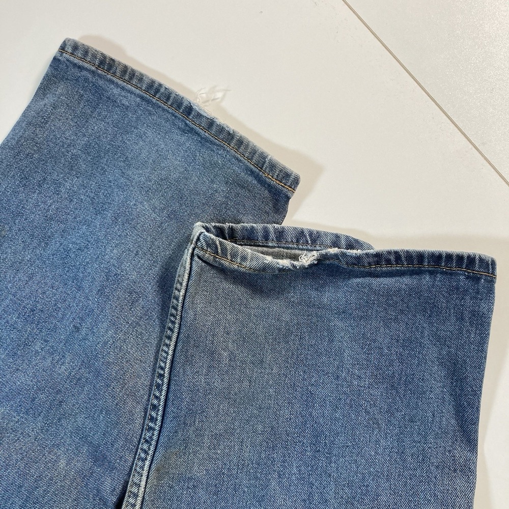 Levi's 505 Jeans 40x32 Straight Blue Med Wash Denim Cowboy Workwear - Picture 5 of 9